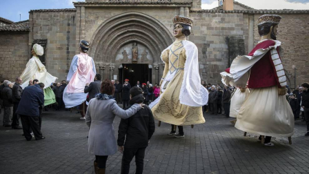 Sangüesa celebra la fiesta de San Sebastián