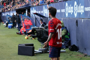 Imágenes del partido Osasuna-Mallorca disputado en El Sadar.