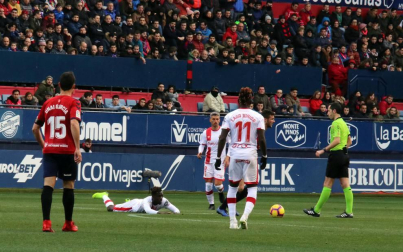 Imágenes del partido Osasuna-Mallorca disputado en El Sadar.