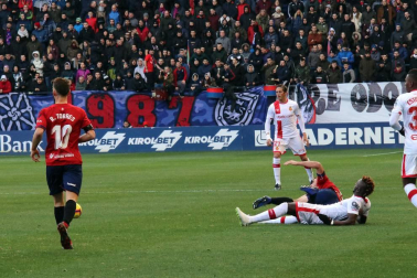 Imágenes del partido Osasuna-Mallorca disputado en El Sadar.