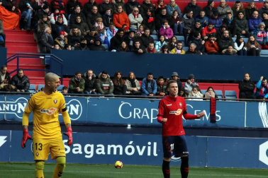 Imágenes del partido Osasuna-Mallorca disputado en El Sadar.