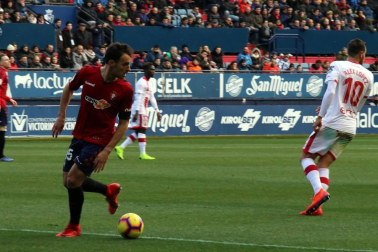 Imágenes del partido Osasuna-Mallorca disputado en El Sadar.