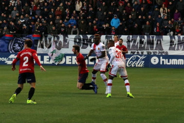 Imágenes del partido Osasuna-Mallorca disputado en El Sadar.