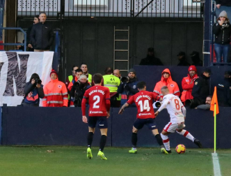 Imágenes del partido Osasuna-Mallorca disputado en El Sadar.