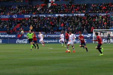 Imágenes del partido Osasuna-Mallorca disputado en El Sadar.