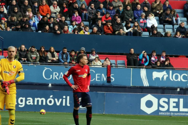 Imágenes del partido Osasuna-Mallorca disputado en El Sadar.