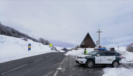 La alerta por nieve afecta al centro y al norte de la Comunidad foral