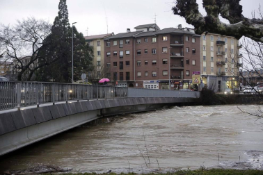 La alerta por nieve afecta al centro y al norte de la Comunidad foral