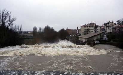 La alerta por nieve afecta al centro y al norte de la Comunidad foral