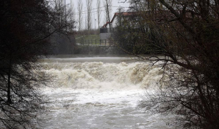 La alerta por nieve afecta al centro y al norte de la Comunidad foral