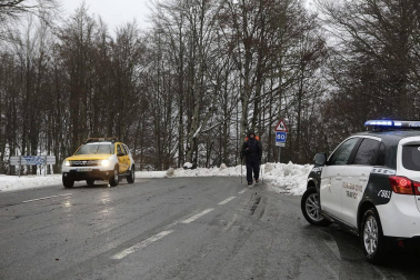 La alerta por nieve afecta al centro y al norte de la Comunidad foral