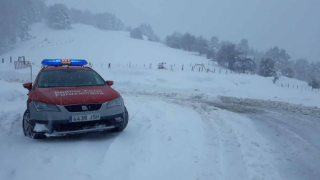 La alerta por nieve afecta al centro y al norte de la Comunidad foral