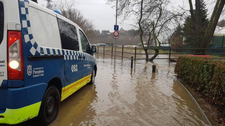 La alerta por nieve afecta al centro y al norte de la Comunidad foral