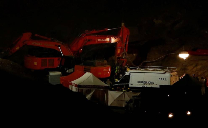 La montaña mantiene su pulso en la recta final del rescate de Julen