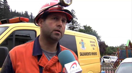 Los mineros asturianos que están luchando contra la montaña para rescatar a Julen -llamados ya 'los ocho de Hunosa'.