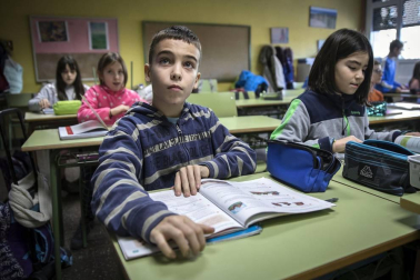 Alumnado del CP Camino de Santiago de Zizur Mayor