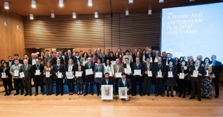 Tiruña, ganador del Premio Azul 2018 a la promoción de la salud en el trabajo