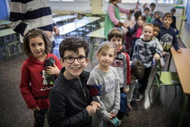 Alumnado del CP Camino de Santiago de Zizur Mayor
