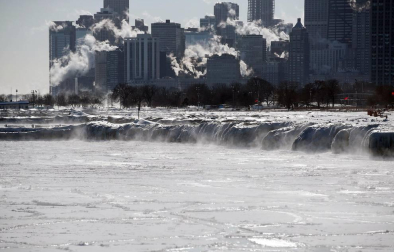 Galería de imágenes de la ciudad de Chicago, en la que se han alcanzado temperaturas de -25 grados durante el día.