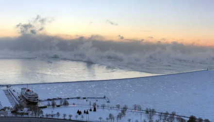 Galería de imágenes de la ciudad de Chicago, en la que se han alcanzado temperaturas de -25 grados durante el día.