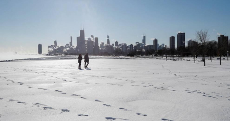 Galería de imágenes de la ciudad de Chicago, en la que se han alcanzado temperaturas de -25 grados durante el día.