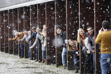 Fotografías del temporal de nieve y lluvia en Navarra, que está provocando dificultades para circular en distintos puntos de la red viaria.