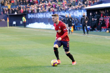Imágenes del partido Osasuna-Cádiz disputado en El Sadar.