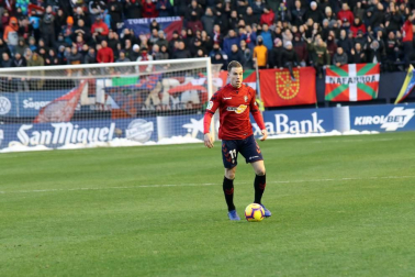 Imágenes del partido Osasuna-Cádiz disputado en El Sadar.