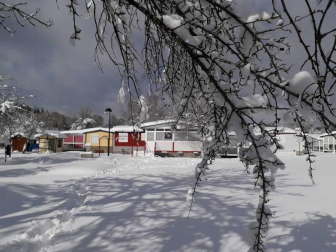 La borrasca 'Helena' cubre de nieve Pamplona y buena parte de Navarra