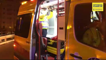 Muere un motorista en Madrid tras ser atropellado por un vehículo