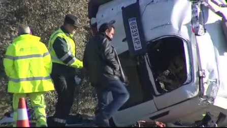 Mueren cinco empleados de una empresa en un accidente de tráfico en Utrera (Sevilla)