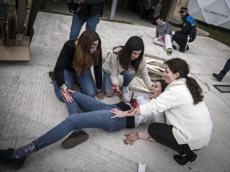 Alumnos de la facultad participaron en el descarrilamiento de un tren con más de 50 'heridos'.
