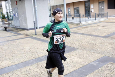 Ion Sola y Vanesa Pacha ganan el campeonato de la Federación Navarra de Atletismo en el I Trail Hiru Herri