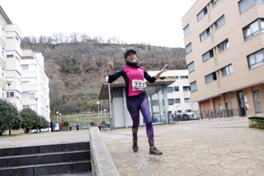 Ion Sola y Vanesa Pacha ganan el campeonato de la Federación Navarra de Atletismo en el I Trail Hiru Herri