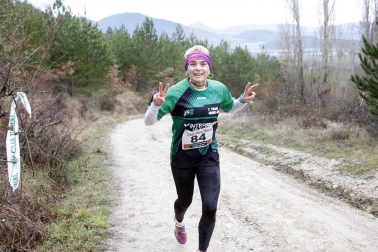 Ion Sola y Vanesa Pacha ganan el campeonato de la Federación Navarra de Atletismo en el I Trail Hiru Herri