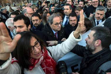 El Tribunal Supremo inicia este martes el juicio al Procés. Estas son las imágenes del día