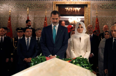 Imágenes de la visita de la reina Letizia a Marruecos.