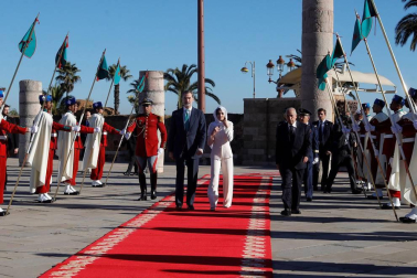 Imágenes de la visita de la reina Letizia a Marruecos.