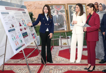Imágenes de la visita de la reina Letizia a Marruecos.
