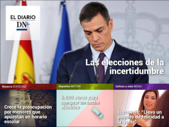 Ya está disponible El Diario DN+, nuestro adelanto para suscriptores, en móvil y tablet. Descárgate la aplicación móvil en http://onelink.to/dnplusmovil y la aplicación Tablet en http://onelink.to/dntablet.