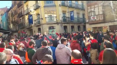 Seguidores de Osasuna, en Soria