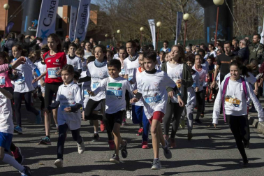 Imágenes de la tercera edición de la Carrera de los Valientes, celebrada este domingo en el campus de la Universidad de Navarra.