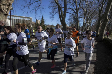 Imágenes de la tercera edición de la Carrera de los Valientes, celebrada este domingo en el campus de la Universidad de Navarra.