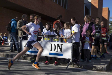 Imágenes de la tercera edición de la Carrera de los Valientes, celebrada este domingo en el campus de la Universidad de Navarra.