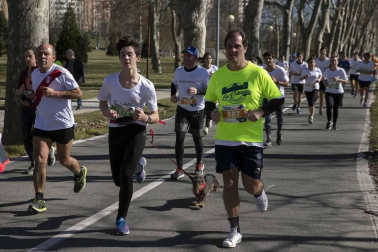Imágenes de la tercera edición de la Carrera de los Valientes, celebrada este domingo en el campus de la Universidad de Navarra.