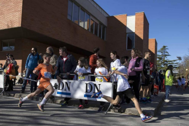 Imágenes de la tercera edición de la Carrera de los Valientes, celebrada este domingo en el campus de la Universidad de Navarra.