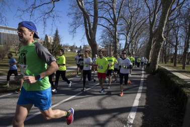 Imágenes de la tercera edición de la Carrera de los Valientes, celebrada este domingo en el campus de la Universidad de Navarra.