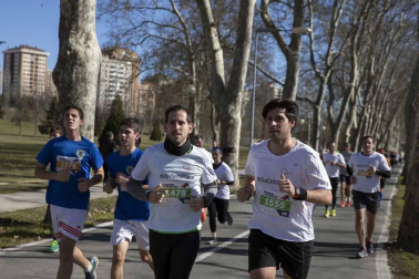 Imágenes de la tercera edición de la Carrera de los Valientes, celebrada este domingo en el campus de la Universidad de Navarra.