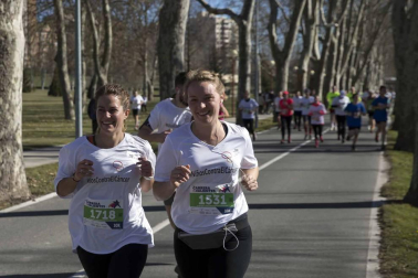 Imágenes de la tercera edición de la Carrera de los Valientes, celebrada este domingo en el campus de la Universidad de Navarra.