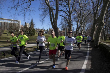 Imágenes de la tercera edición de la Carrera de los Valientes, celebrada este domingo en el campus de la Universidad de Navarra.